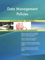 Data Management Policies A Complete Guide - 2020 Edition