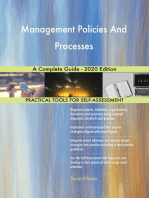 Management Policies And Processes A Complete Guide - 2020 Edition