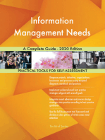 Information Management Needs A Complete Guide - 2020 Edition