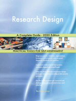 Research Design A Complete Guide - 2020 Edition