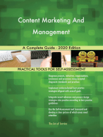 Content Marketing And Management A Complete Guide - 2020 Edition