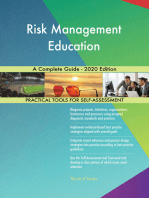 Risk Management Education A Complete Guide - 2020 Edition