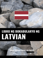 Libro ng Bokabularyo ng Latvian: Isang Paraan Batay sa Paksa