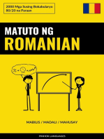 Matuto ng Romanian - Mabilis / Madali / Mahusay: 2000 Mga Susing Bokabularyo
