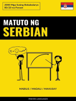 Matuto ng Serbian - Mabilis / Madali / Mahusay: 2000 Mga Susing Bokabularyo