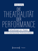 Die Theatralität der Performance: Verhandlungen von »Theater« im US-amerikanischen Performancediskurs