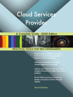 Cloud Services Provider A Complete Guide - 2020 Edition
