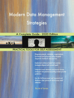 Modern Data Management Strategies A Complete Guide - 2020 Edition