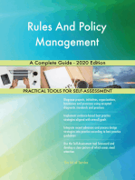 Rules And Policy Management A Complete Guide - 2020 Edition
