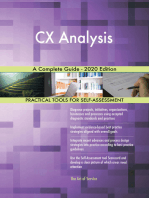 CX Analysis A Complete Guide - 2020 Edition