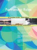 Partnership Roles A Complete Guide - 2020 Edition