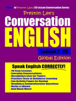 Preston Lee's Conversation English Lesson 1: 20 Global Edition