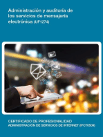 UF1274 - Administración y auditoría de los servicios de mensajería electrónica