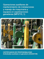 MF0715_1 - Operaciones auxiliares de mantenimiento de instalaciones y manejo de maquinaria y equipos en explotaciones ganaderas
