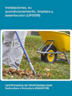 UF0008 - Instalaciones, su acondicionamiento, limpieza y desinfección