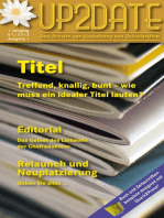 UP2DATE: Das Brevier zur Gestaltung von Zeitschriften.