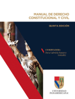 Manual de derecho constitucional y civil. Quinta Edición