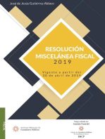 Resolución Miscelánea Fiscal para 2019