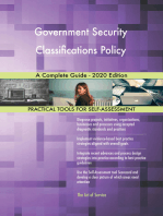 Government Security Classifications Policy A Complete Guide - 2020 Edition