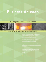Business Acumen A Complete Guide - 2020 Edition