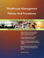 Warehouse Management Policies And Procedures A Complete Guide - 2020 Edition