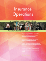 Insurance Operations A Complete Guide - 2020 Edition