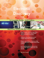 Electronic Discovery A Complete Guide - 2020 Edition
