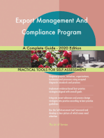 Export Management And Compliance Program A Complete Guide - 2020 Edition