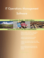 IT Operations Management Software A Complete Guide - 2020 Edition