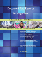 Document And Records Management A Complete Guide - 2020 Edition