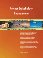 Project Stakeholder Engagement A Complete Guide - 2020 Edition
