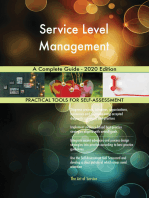 Service Level Management A Complete Guide - 2020 Edition