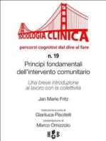 Principi fondamentali dell'intervento comunitario: Una breve introduzione al lavoro con la collettività