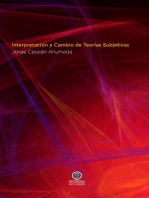 Interpretación y cambio de Teorias Subjetivas