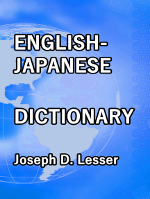Read English Japanese Dictionary Online By Joseph D Lesser Books