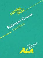 Robinson Crusoe von Daniel Defoe (Lektürehilfe): Detaillierte Zusammenfassung, Personenanalyse und Interpretation