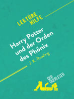Harry Potter und der Orden des Phönix von J. K. Rowling (Lektürehilfe): Detaillierte Zusammenfassung, Personenanalyse und Interpretation