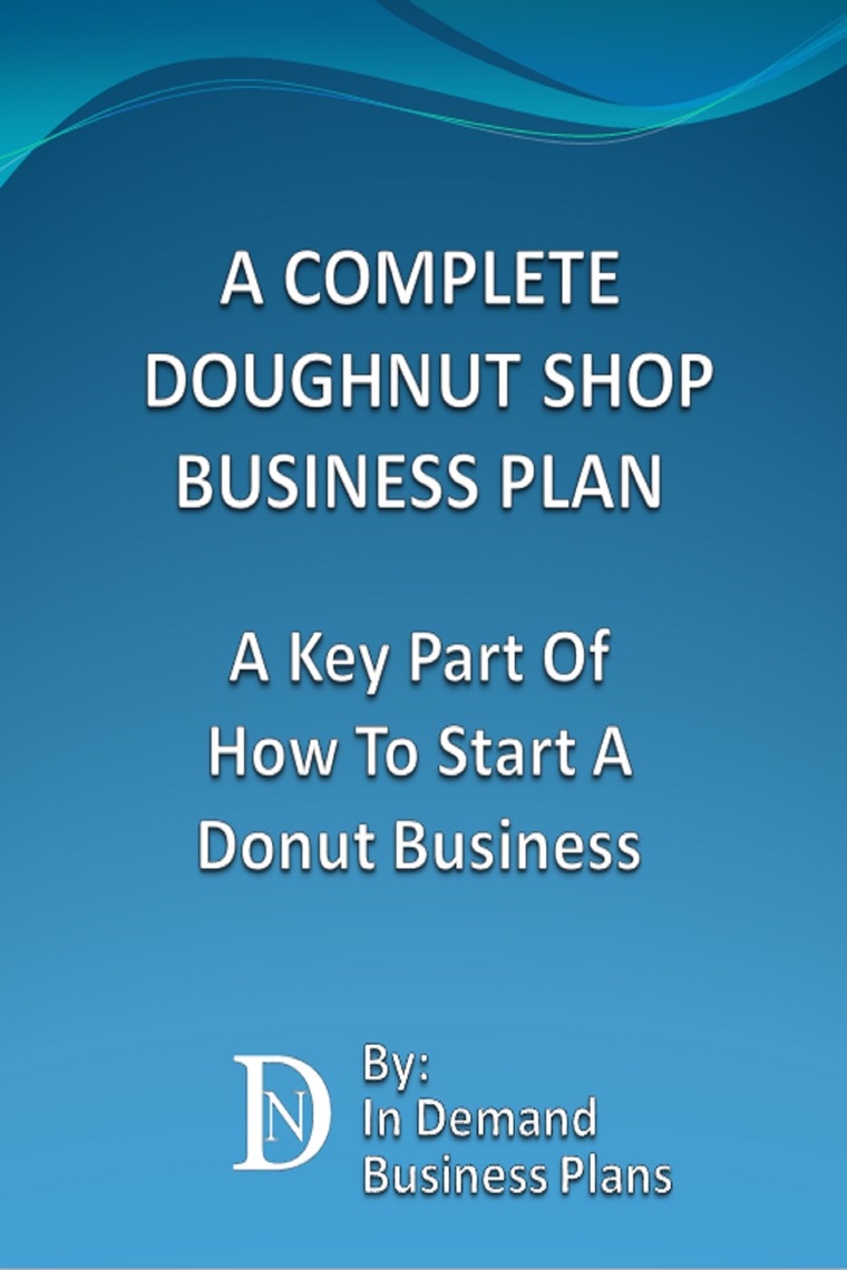 donut business plan