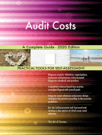 Audit Costs A Complete Guide - 2020 Edition