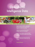 Operational Intelligence Data A Complete Guide - 2020 Edition