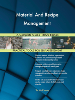Material And Recipe Management A Complete Guide - 2020 Edition