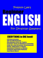 Preston Lee's Beginner English For Ukrainian Speakers