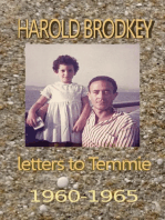 Harold Brodkey Letters to Temmie 1960-1965