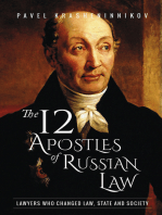 The 12 Apostles of Russian Law: Lawyers who changed law, state and society