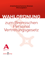 Wahlordnung zum Bremischen Personalvertretungsgesetz