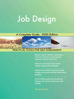 Job Design A Complete Guide - 2020 Edition