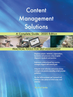 Content Management Solutions A Complete Guide - 2020 Edition