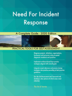 Need For Incident Response A Complete Guide - 2020 Edition