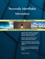 Personally Identifiable Information A Complete Guide - 2020 Edition