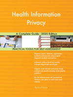 Health Information Privacy A Complete Guide - 2020 Edition